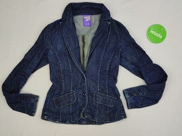 kurtka jeansowa z futerkiem bershka: Bershka, Kurtka jeansowa damska, rozmiar L — 3