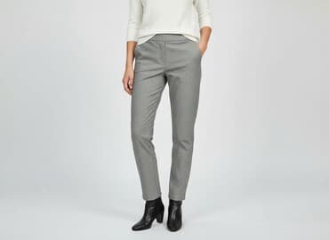 zara spodnie dzianinowe: Zara, Spodnie materiałowe damskie, rozmiar S — 7