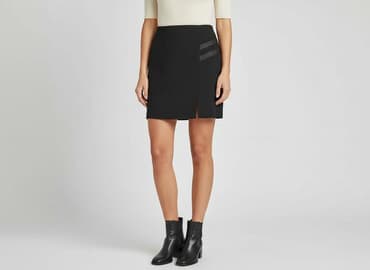 czarne spódniczka do kolan: Spódnica damska, rozmiar S — 5