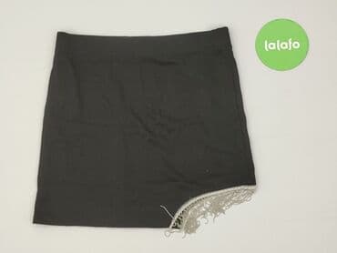 czarne satynowe spódnice midi: Spódnica damska, M — 3