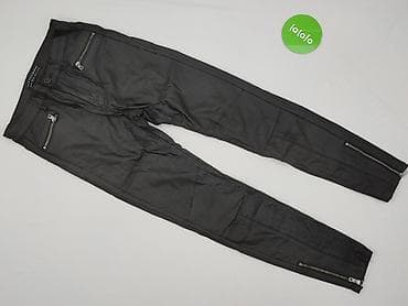 stradivarius cargo czarne: Stradivarius, Spodnie materiałowe damskie, rozmiar S — 2