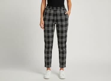 wegańskie buty zimowe: Shein, Spodnie materiałowe damskie, rozmiar S — 7