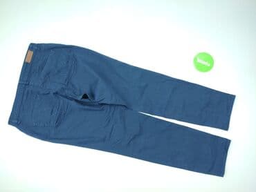 jeansy damskie podarte: Material trousers for women, size S (EU 36) — 3