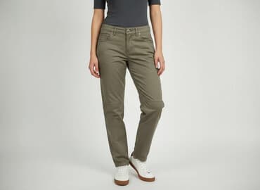 spodnie bugjo: Spodnie materiałowe damskie, rozmiar M — 8