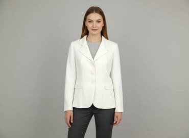 białe sukienki marynarkowe: Marynarka damska, rozmiar S — 6