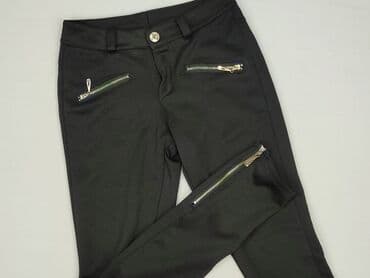legginsy damskie marszczone: Material trousers for women, size S (EU 36) — 1