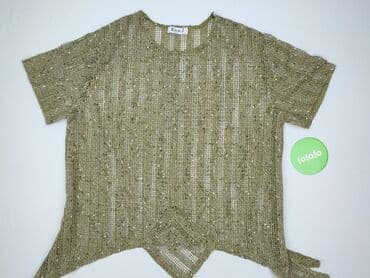 bluzki złotą nitką: Sweter damski, rozmiar One size — 2