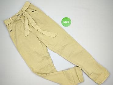 h: Clockhouse, Material trousers for women, size S — 2