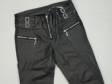 legginsy emo: Spodnie materiałowe damskie, rozmiar S — 1