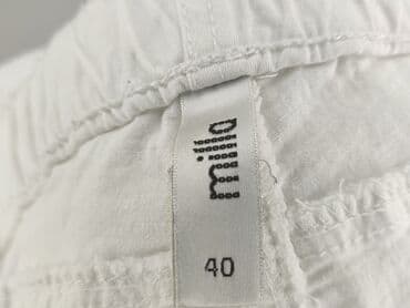 białe koturny sandały ccc: Spodnie 3/4 damskie, rozmiar M — 4