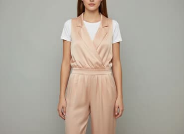 plisowane kombinezony: Sweet, Kombinezon damski, rozmiar L — 8