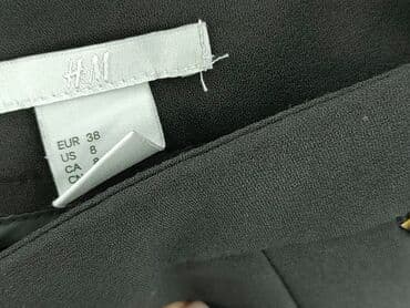 czarne spódniczka plisowane: H&M, Spódnica damska, M — 4