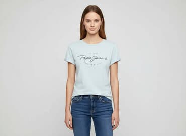 koszulki z długim rękawem damskie pepe jeans: Pepe Jeans, T-shirt damski, rozmiar M — 1
