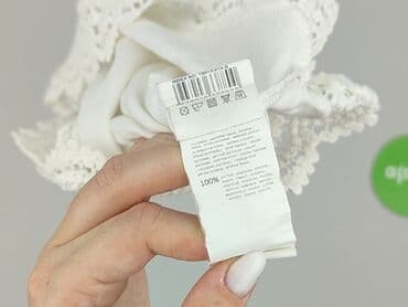 białe koturny sandały ccc: Sinsay, Top damski, rozmiar S — 4