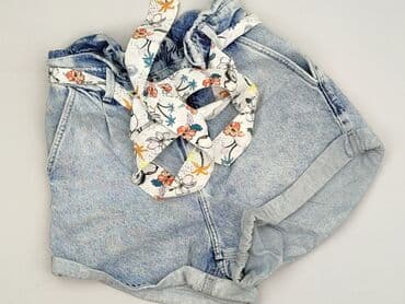 dżinsy z talią paper bag: Szorty damskie, rozmiar S — 1