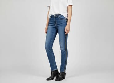 jeansy damskie z zamkiem z tyłu: Zac & Zoe, Jeansy damskie, rozmiar M — 7