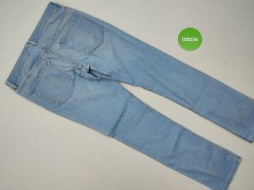 kremowe jeansy: Denim, Jeansy damskie, rozmiar M — 3