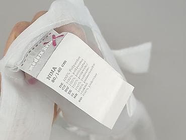 Artykuły papiernicze: Firanka panelowa „NINA” z tunelami i troczkami - Kolor: biały — 4