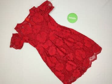 czerwone krótkie sukienki na wesele: Sukienka damska, rozmiar S — 3