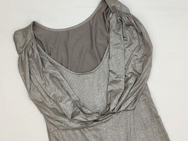 srebrna sukienka h: Sukienka damska, S — 1