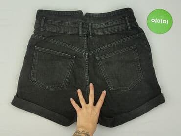 krótkie spodenki z wysokim stanem: Zara, Szorty damskie, rozmiar M — 3