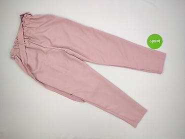 cargo wide leg: Spodnie materiałowe damskie, rozmiar L — 3