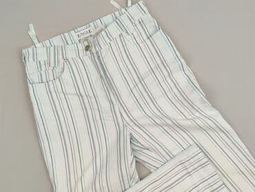 krótkie spodenki w paski: Spodnie materiałowe damskie, rozmiar M — 1