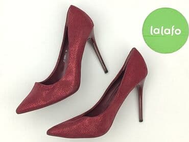 ccc srebrne sandały na obcasie: Półbuty damskie, rozmiar 38 — 4