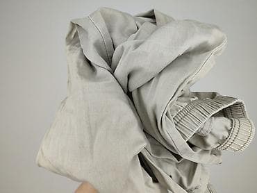 fioletowe dresy: Soft Grey, Spodnie materiałowe damskie, rozmiar S — 4