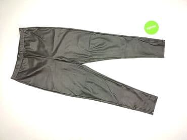 legginsy woskowane wysoki stan: Sinsay, Legginsy Ze skóry ekologicznej damskie, rozmiar XL — 3