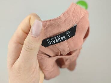 koszulka jedwab: Diverse, Bluzka damska, rozmiar L — 4