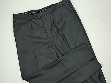 strój na komers: Spodnie garniturowe męskie Guittard Linea Uomo - Krój klasyczny, kant — 1