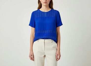 kobaltowa sukienka mohito: Bluzka damska, rozmiar S — 5