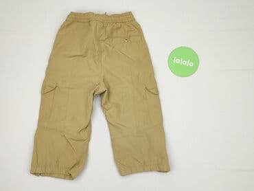 spodnie woskowane z wysokim stanem: Spodnie materiałowe, H&M, 1.5-2 lat, 92, stan - Idealny — 3
