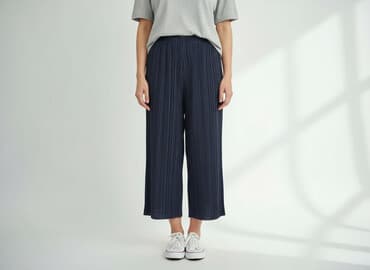 kuloty damskie jeansy: Weekday, Spodnie 3/4 damskie, rozmiar L — 6