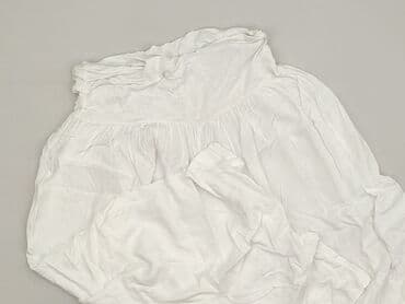 szerokie spodnie do kolan: Material trousers for women, size S — 2