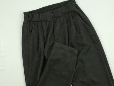 Women: Material trousers for women, size S (EU 36) — 1