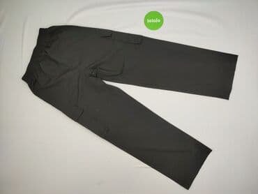 czarne spodnie materiałowe: Cargo, Spodnie cargo damskie, rozmiar S — 3