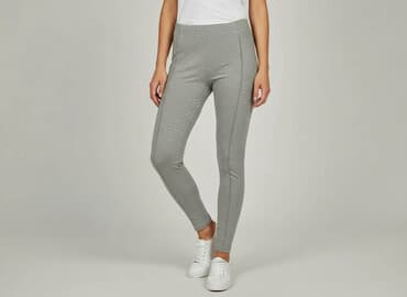 grafitowe legginsy damskie: Legginsy Sportowe damskie, rozmiar M — 6