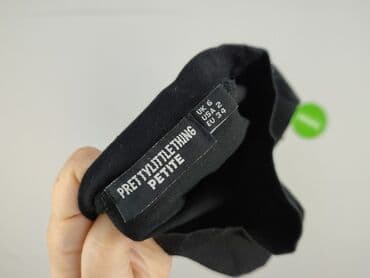 czarne t shirty damskie w serek: PrettyLittleThing, T-shirt damski, rozmiar XS — 5