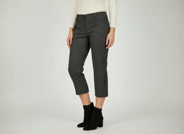 spodnie dla 60 latki: PASSIONI, Spodnie materiałowe damskie, rozmiar L — 8