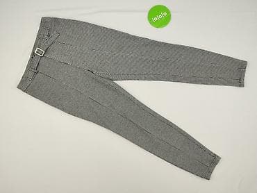 spodnie z nitami: Stradivarius, Spodnie materiałowe damskie, rozmiar M — 2