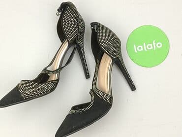 srebrne sandały reserved: Półbuty damskie, 40 — 3