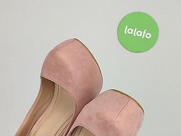 platforma wszystko: Cieliste różowe czółenka na bardzo wysokim obcasie z platformą - — 7