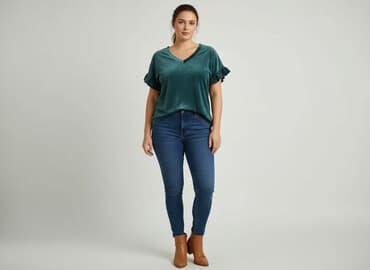 aksamitna sukienki: Sukienka damska, rozmiar 3XL — 1