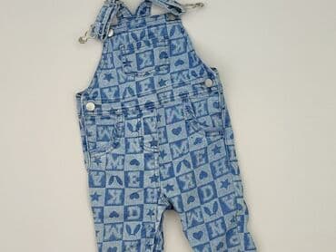 spodnie woskowane allegro: Dungarees, So cute, 12-18 months, condition - Very good — 1