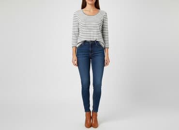 koszula wiya w paski: Bluzka damska, rozmiar S — 5