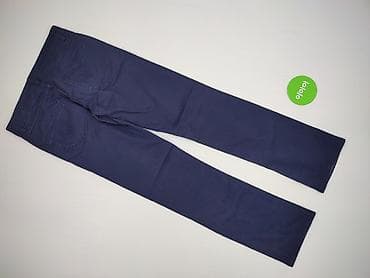 spodnie jeans drill: H&M, Spodnie materiałowe damskie, rozmiar S — 4