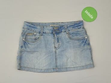 spodenko spódniczka jeans: Miaoni, Spódnica damska, rozmiar M — 2