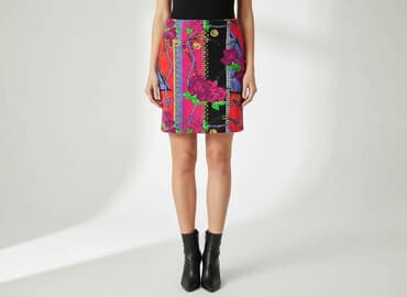 piękne czerwone sukienki na wesele: River Island, Spódnica damska, rozmiar M — 6